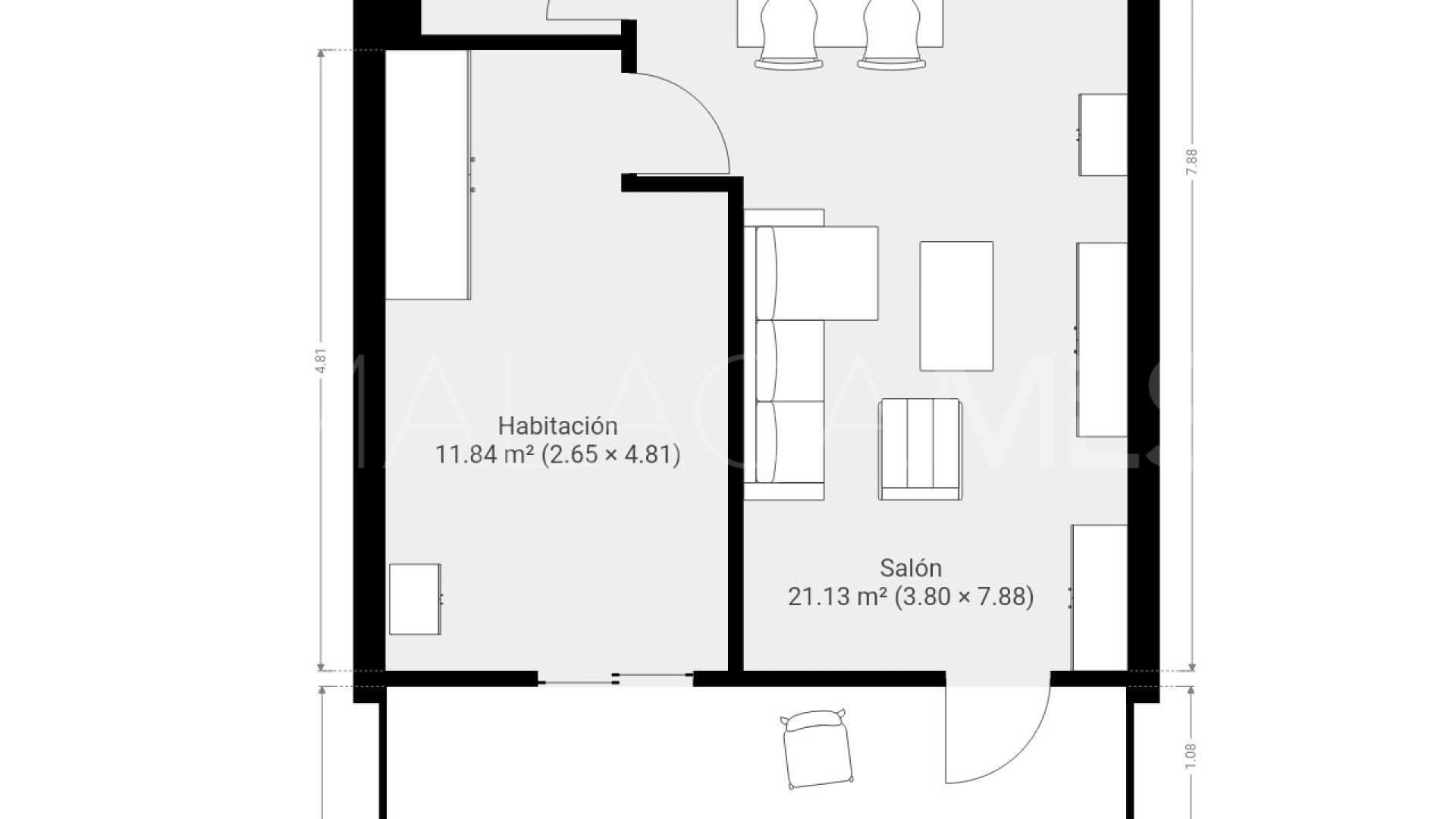 Appartement for sale in Almogia