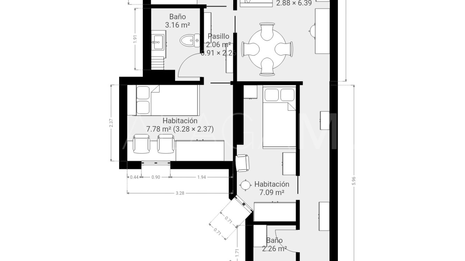 Appartement for sale in La Victoria - Conde de Ureña - Gibralfaro