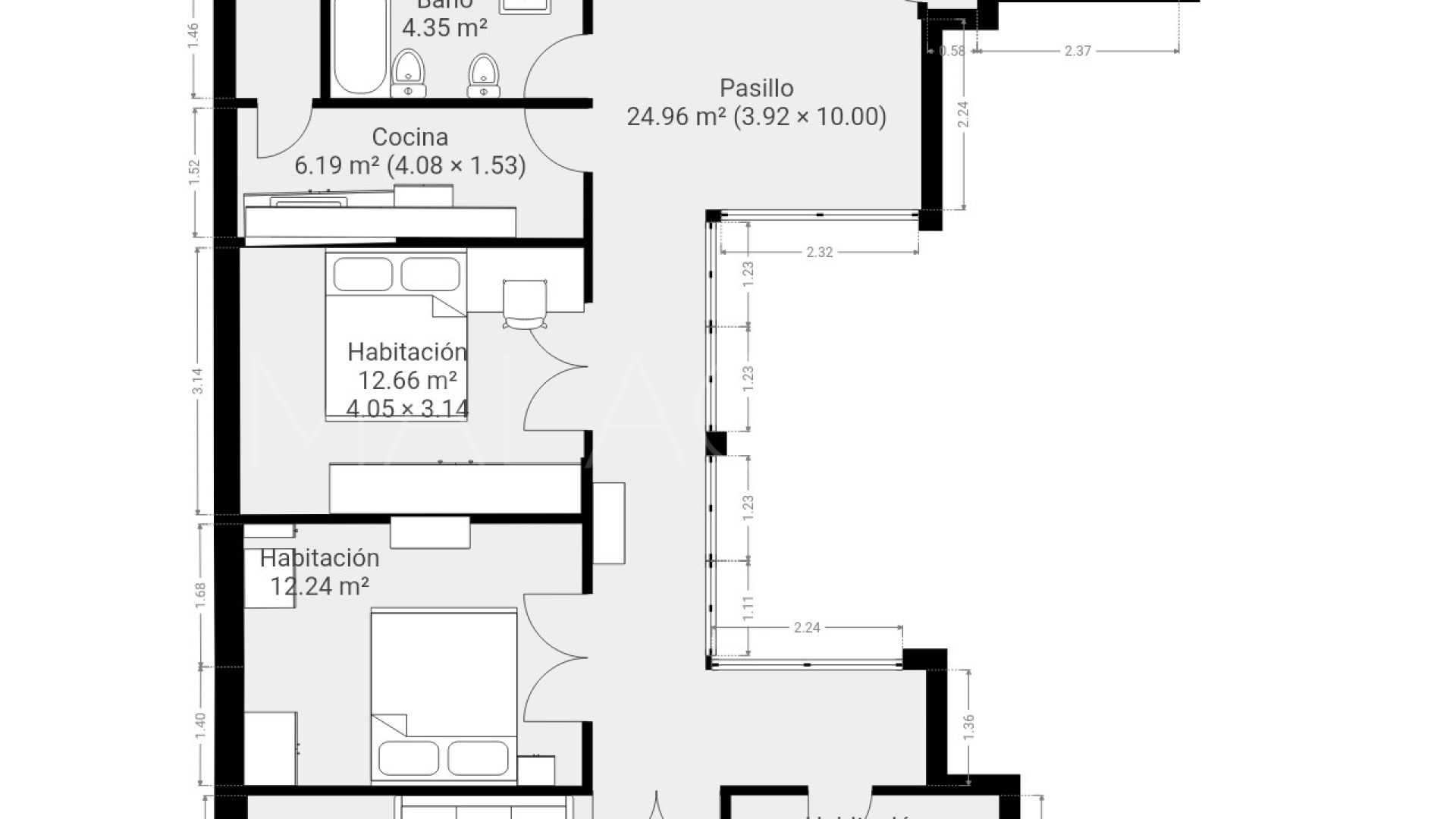 Appartement for sale in Centro Histórico