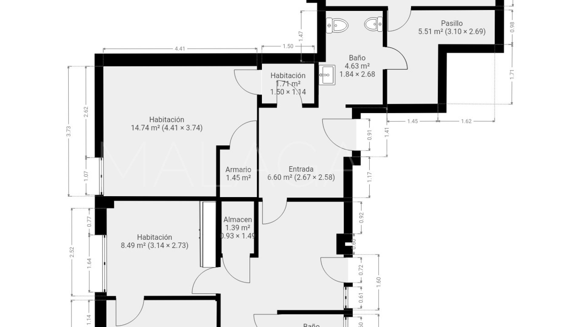 For sale Ensanche Centro - Puerto 3 bedrooms apartment