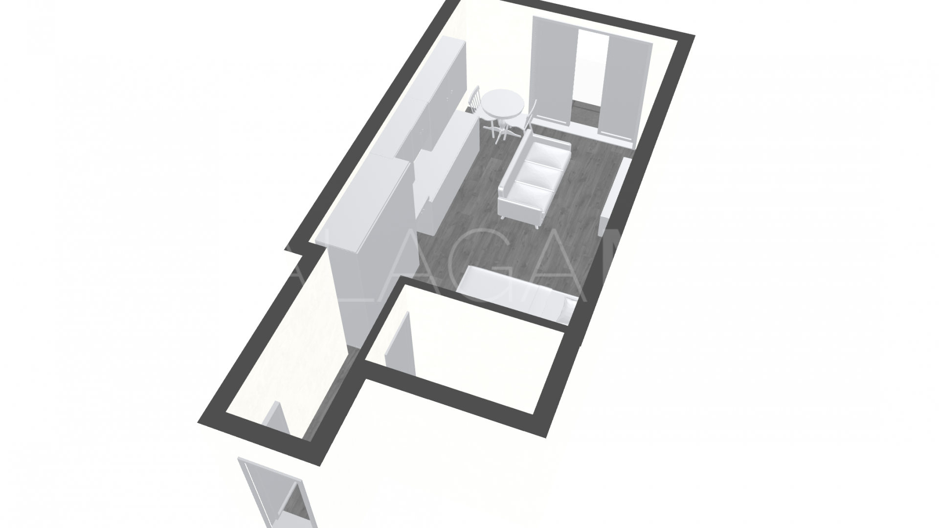 Studio for sale in Perchel Norte - La Trinidad