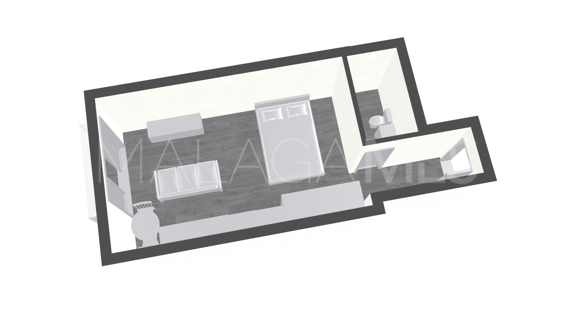 Studio for sale in Perchel Norte - La Trinidad