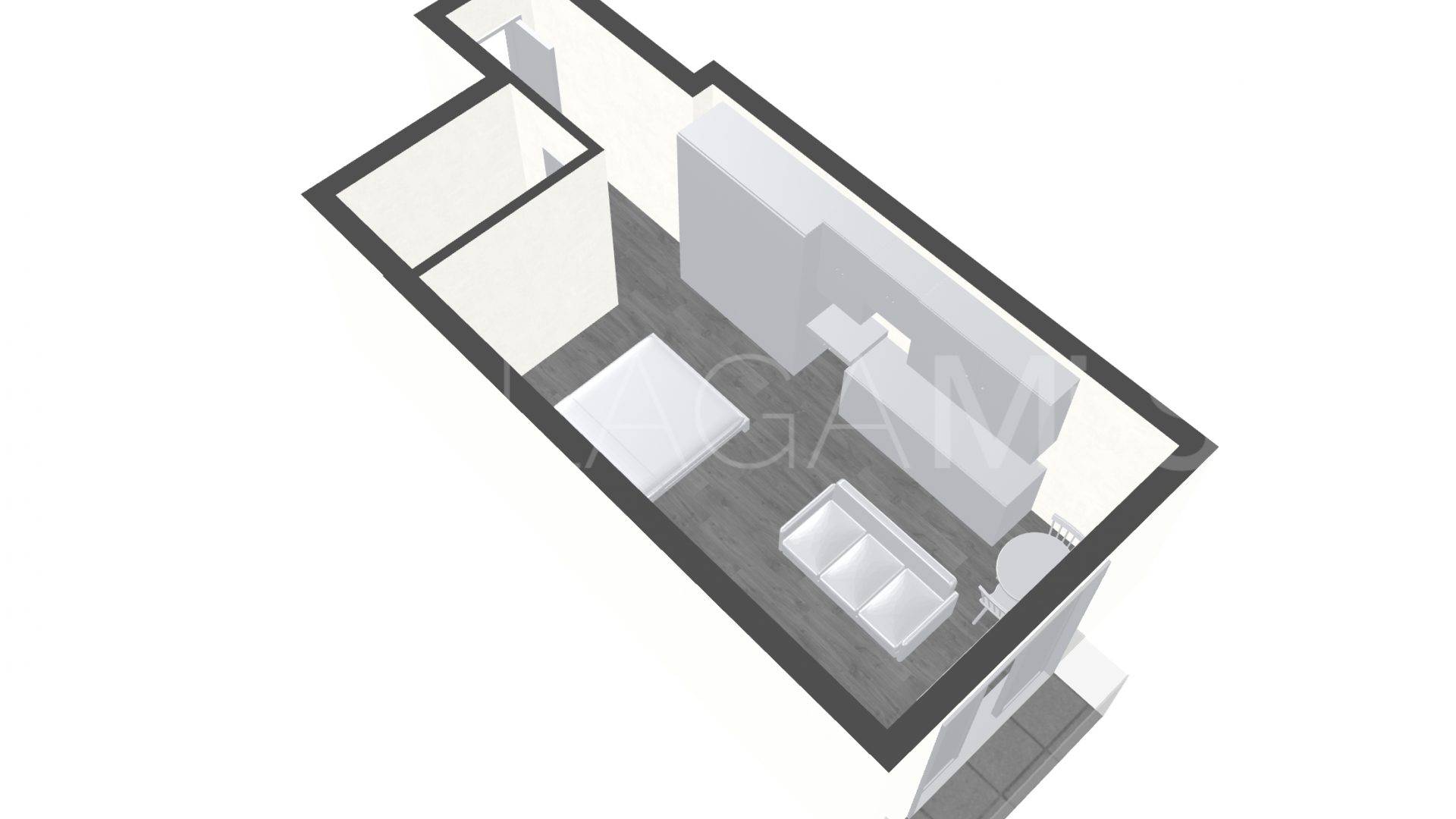 Studio for sale in Perchel Norte - La Trinidad