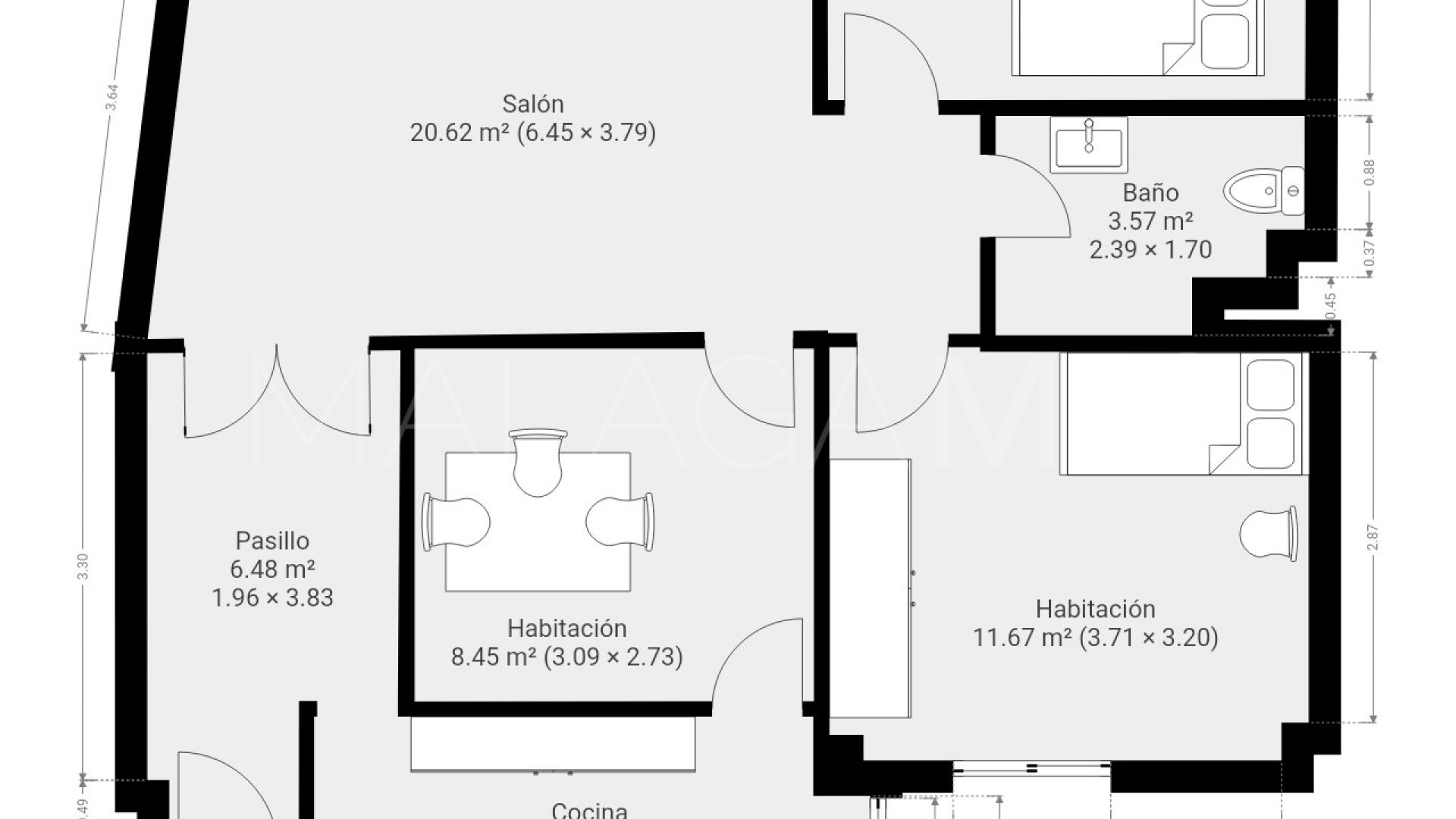 Apartamento with 3 bedrooms a la venta in El Ejido