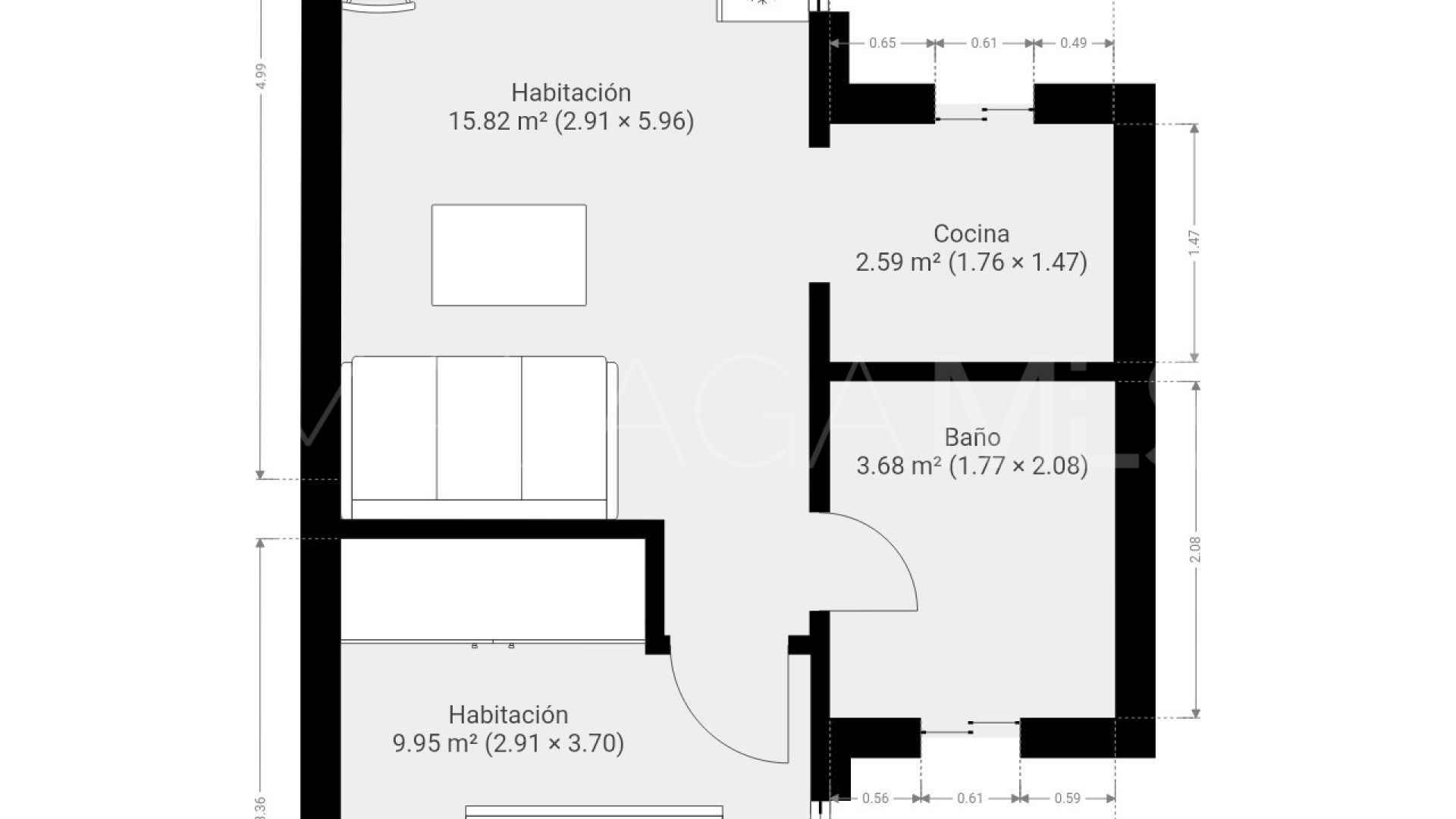 Appartement for sale in Centro Histórico