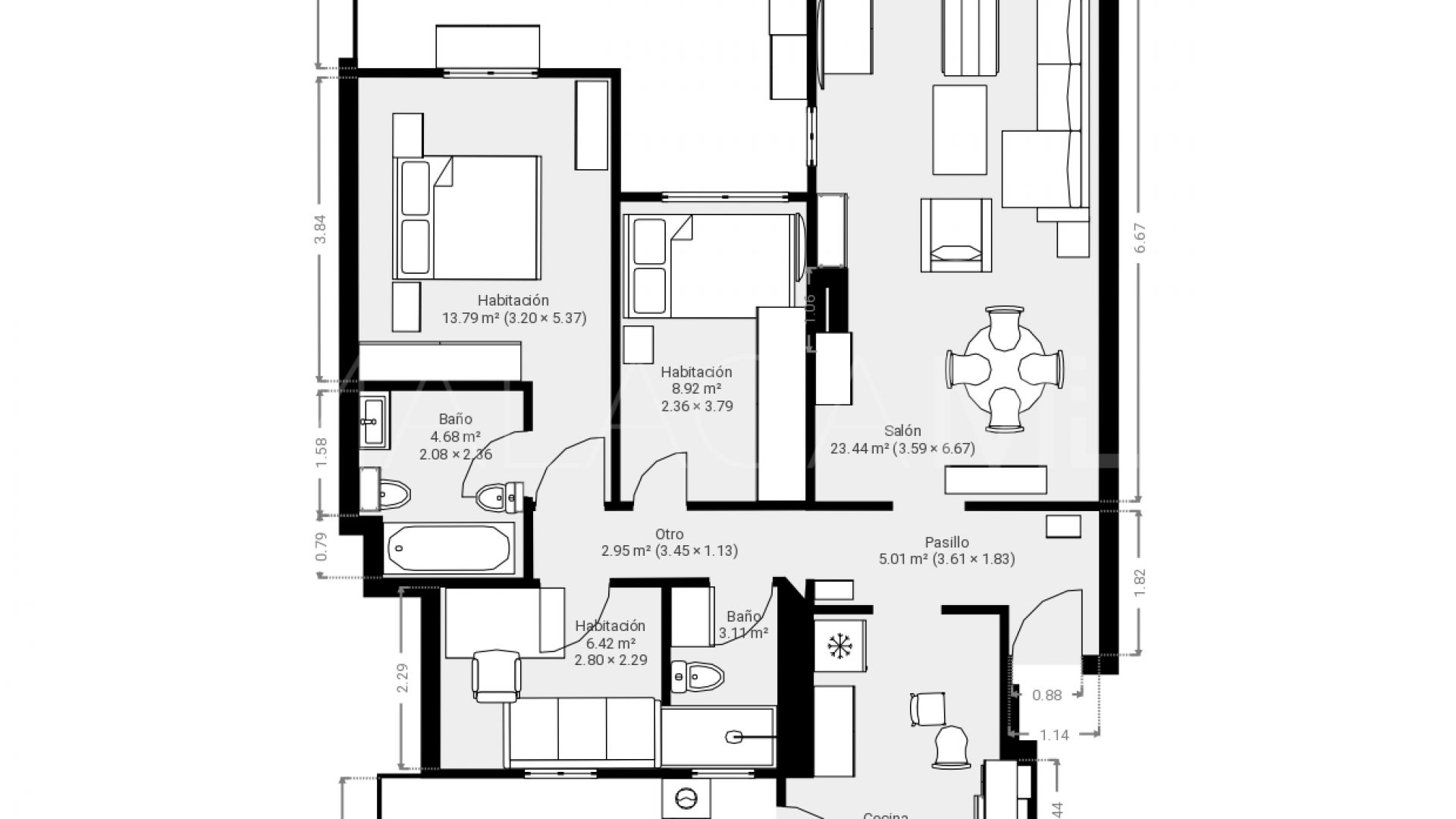 El Pinillo ground floor apartment for sale