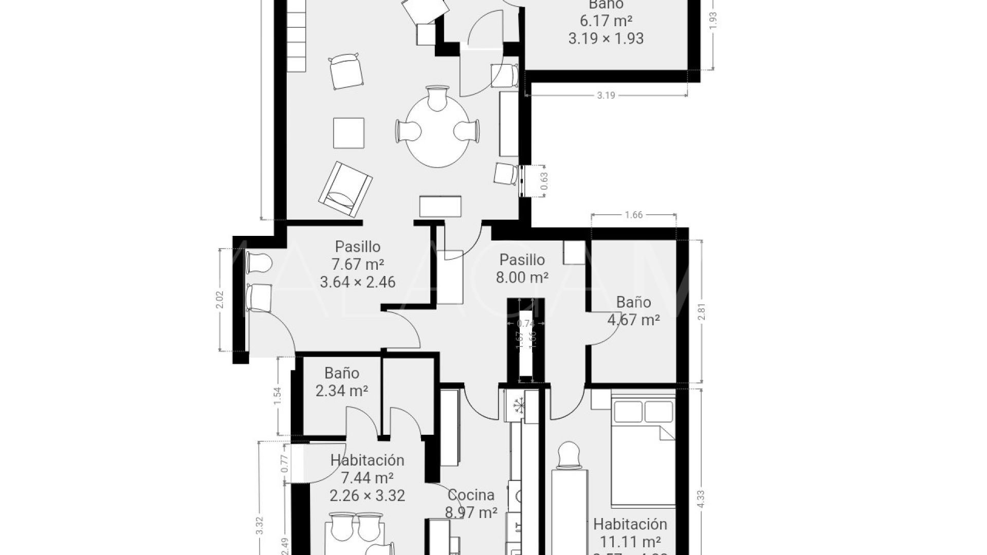 Appartement for sale in Centro Histórico