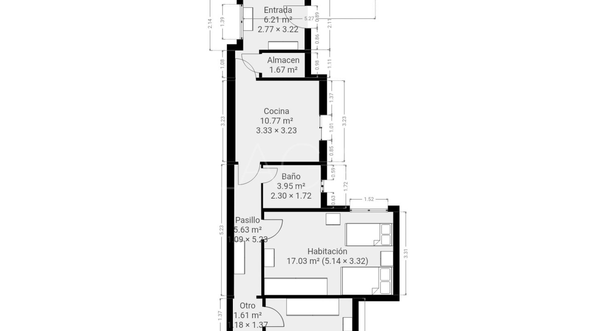 For sale apartment in Perchel Norte - La Trinidad