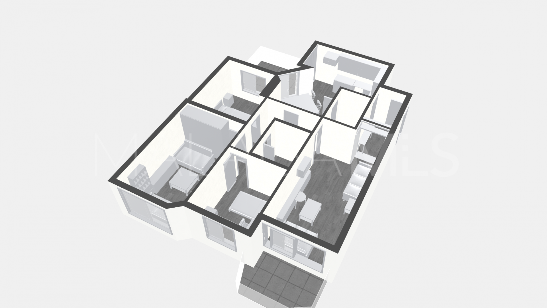 Buy apartamento with 3 bedrooms in Perchel Sur - Plaza de Toros Vieja
