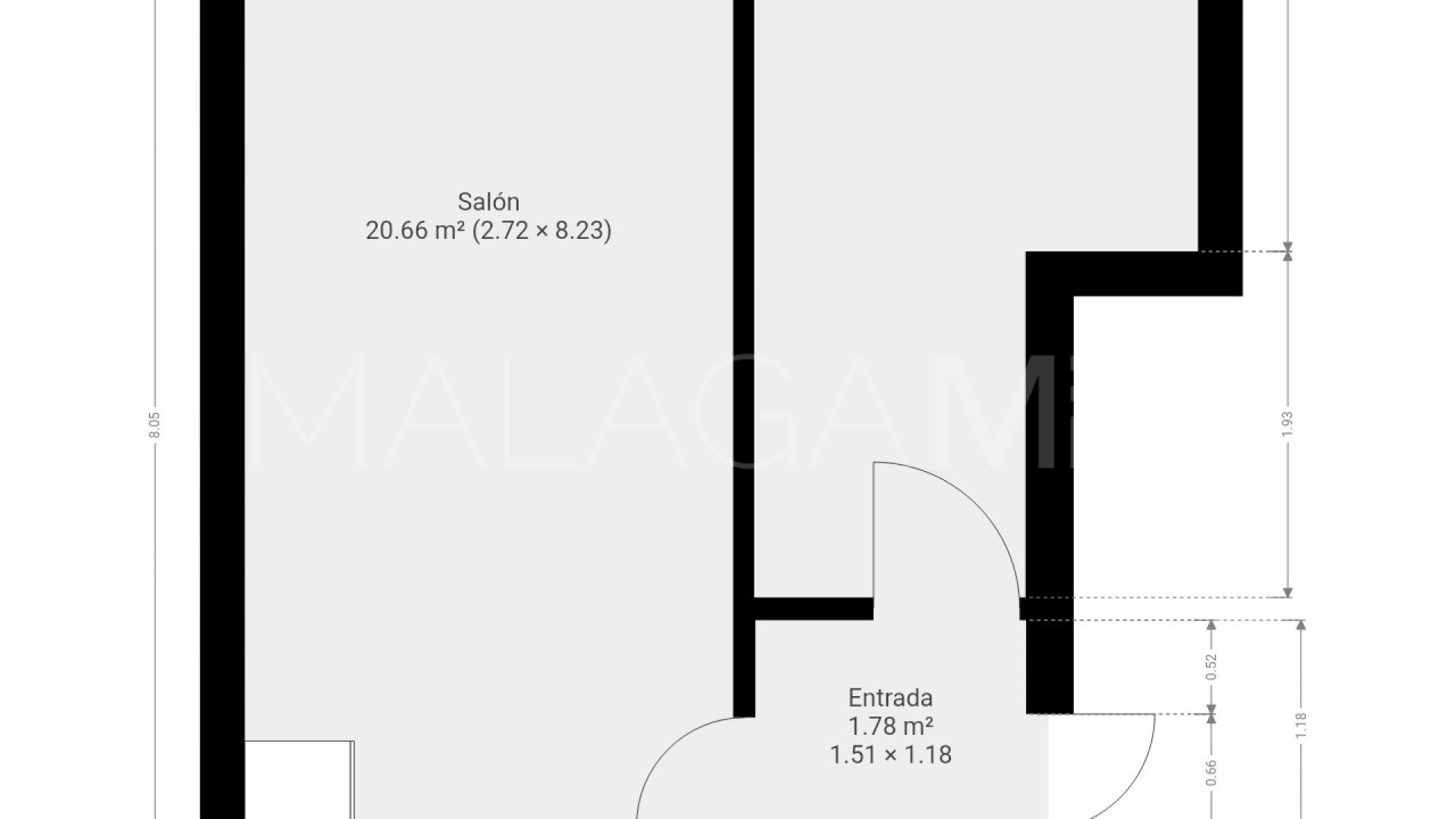 Ground floor apartment for sale in Perchel Norte - La Trinidad with 1 bedroom