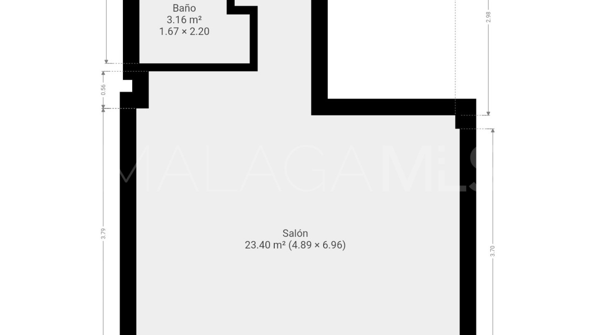 Tvåvåningslägenhet for sale in Perchel Norte - La Trinidad