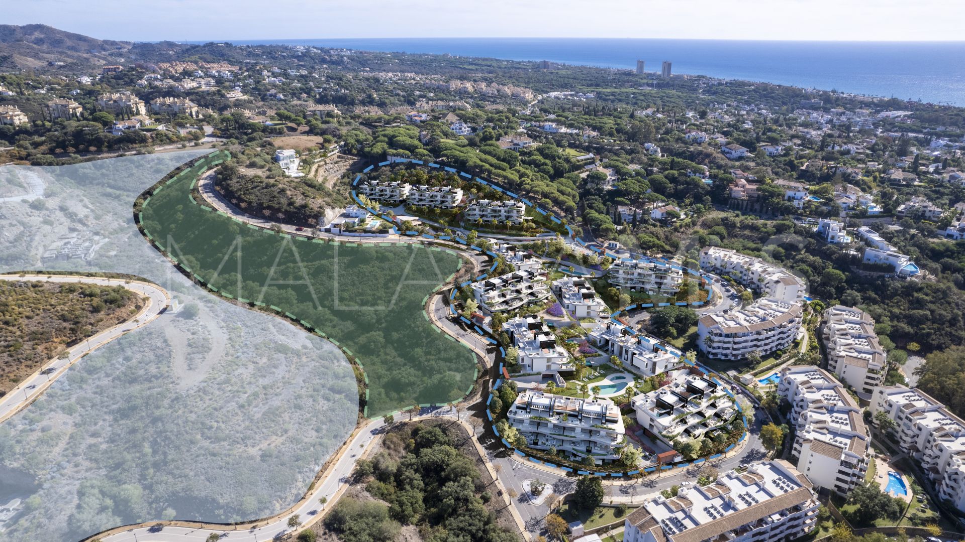Ground floor duplex for sale in Marbella Ost