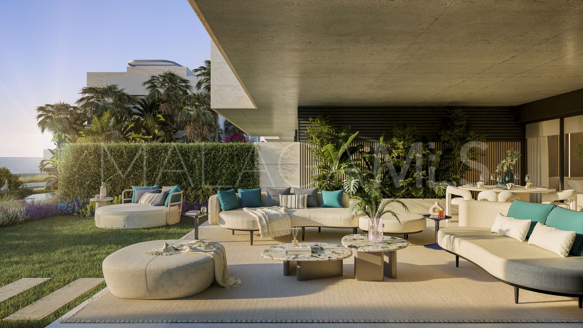 Villa for sale in Manilva Beach with 3 bedrooms