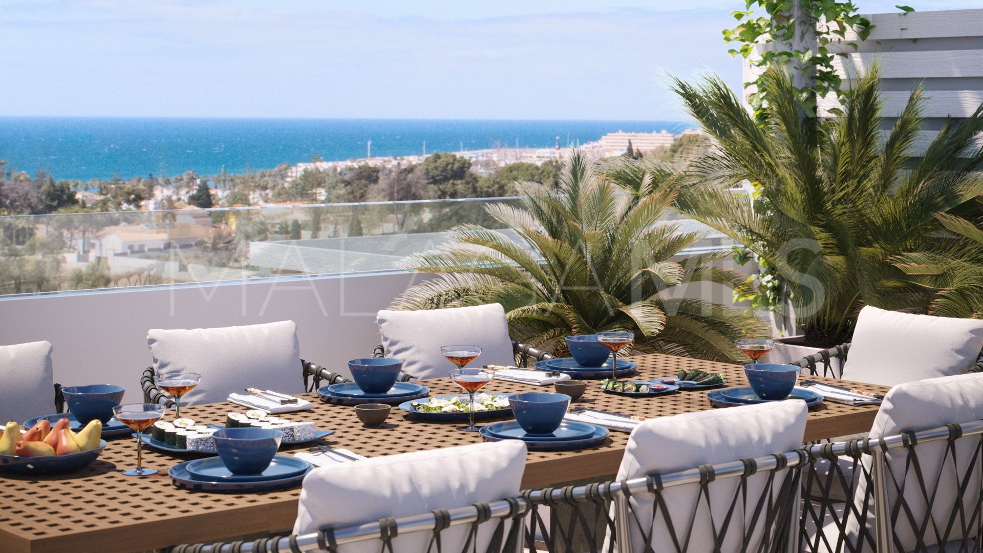 For sale duplex penthouse in Marbella Golden Mile