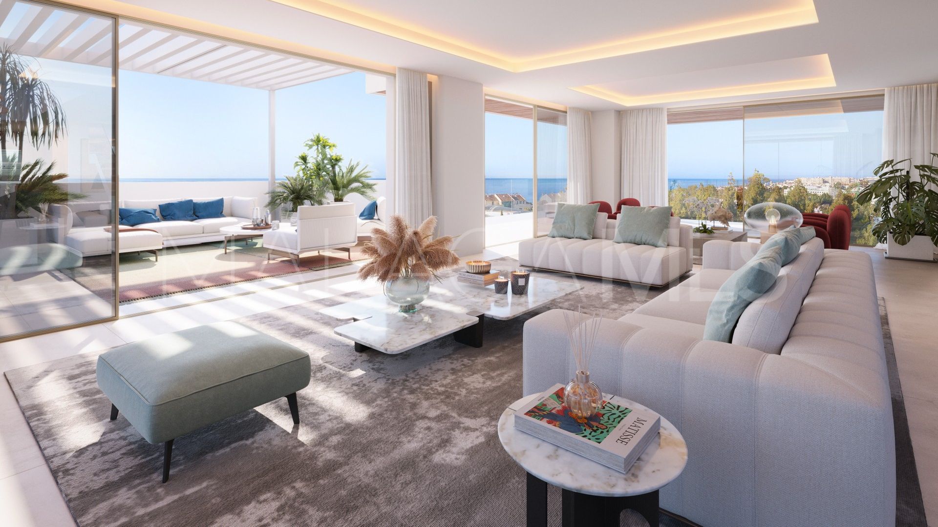 For sale duplex penthouse in Marbella Golden Mile