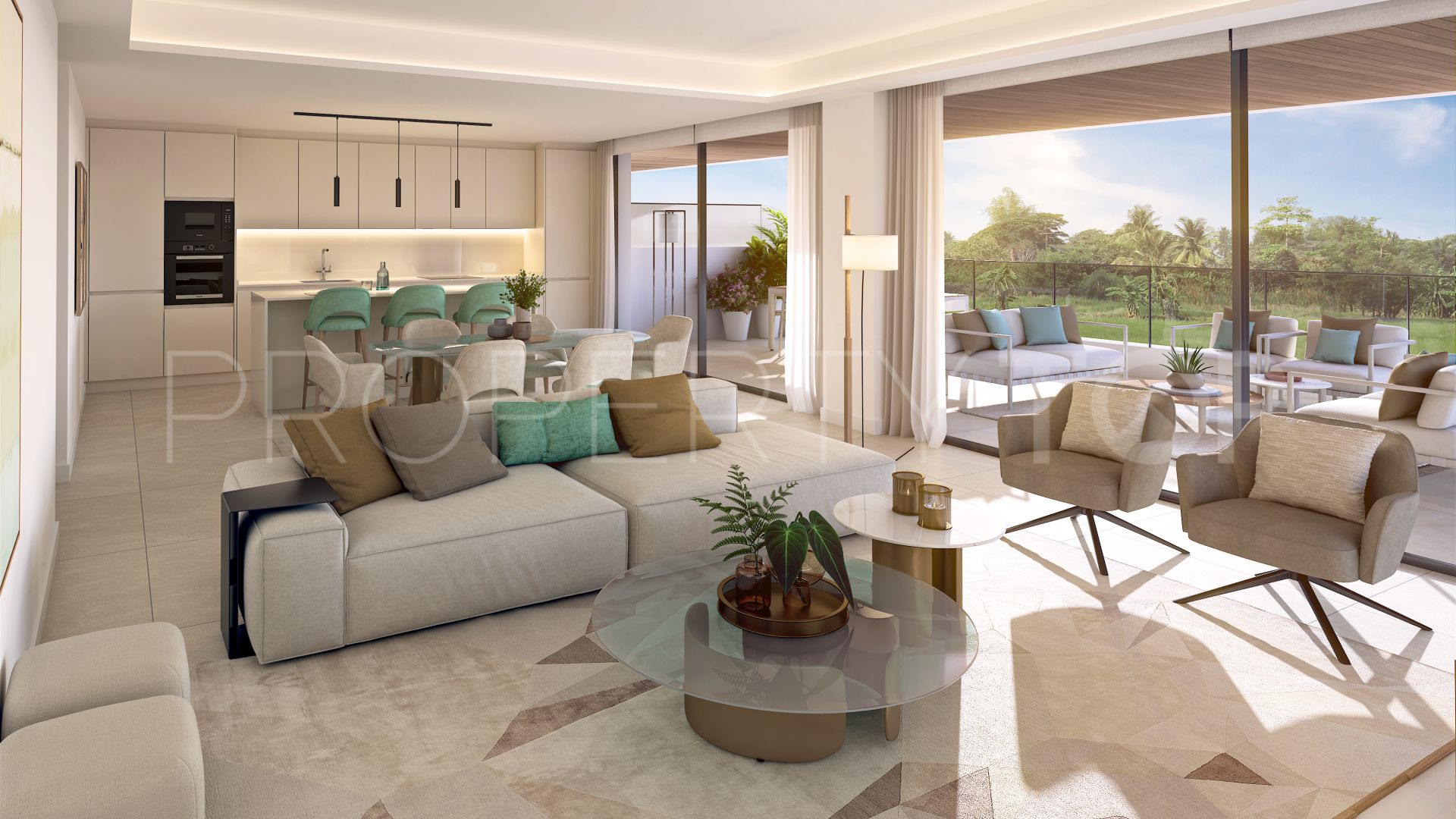 Atalaya Golf, apartamento planta baja a la venta con 3 dormitorios