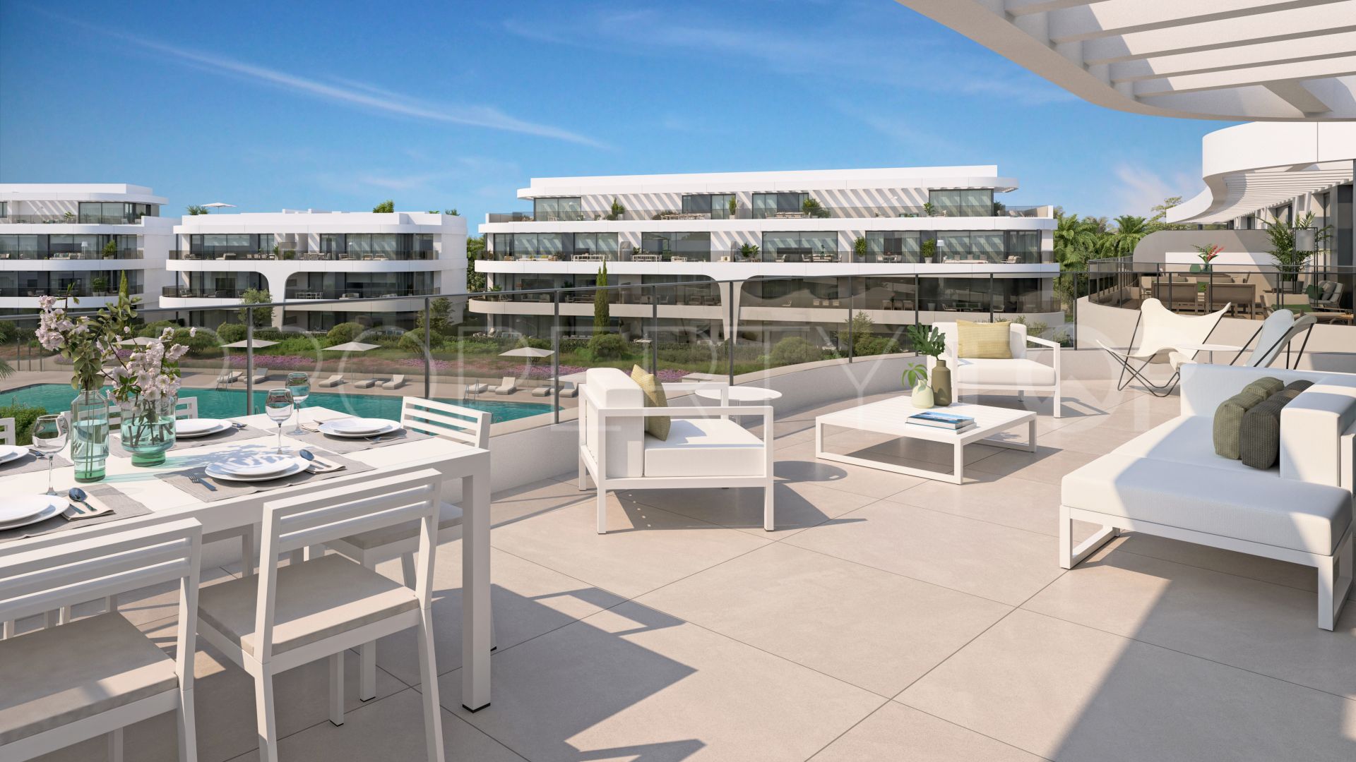 Atalaya Golf, apartamento planta baja a la venta con 3 dormitorios