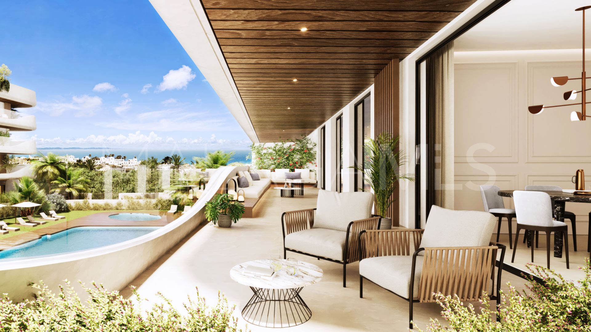 For sale San Pedro de Alcantara apartment with 3 bedrooms
