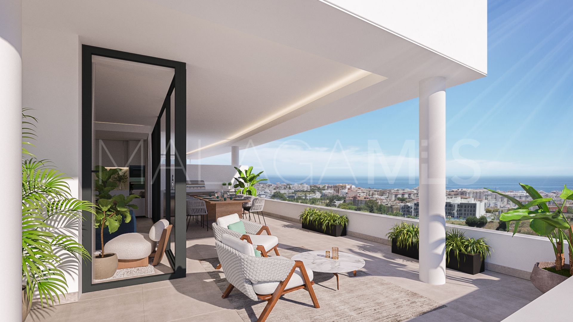 Zweistöckiges penthouse for sale in Mirador de Estepona Hills