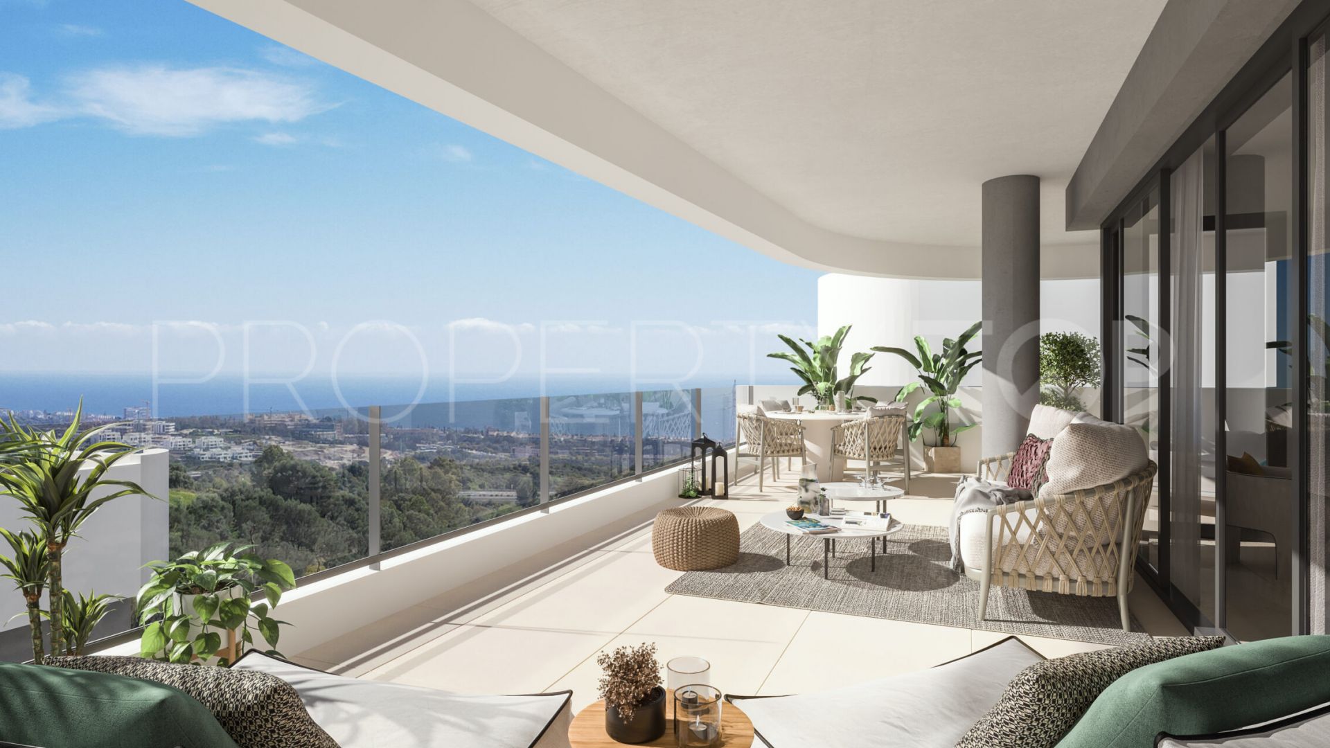 Los Altos de los Monteros, apartamento de 3 dormitorios en venta