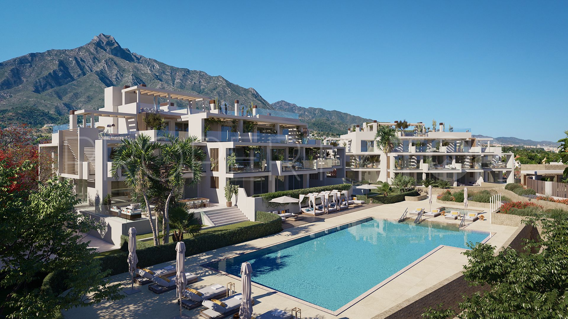 For sale Marbella Golden Mile ground floor apartment with 4 bedrooms