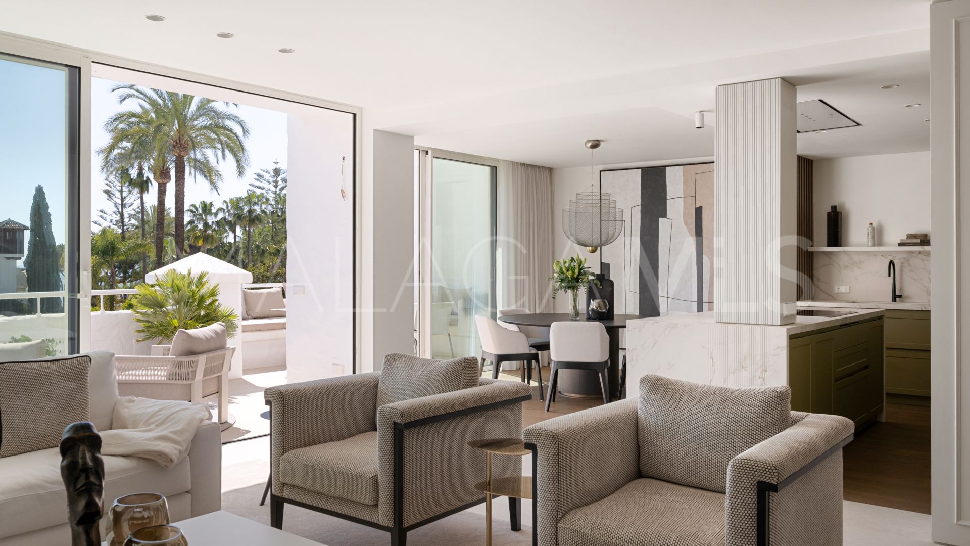 Tvåvånings takvåning for sale in Marbella Golden Mile