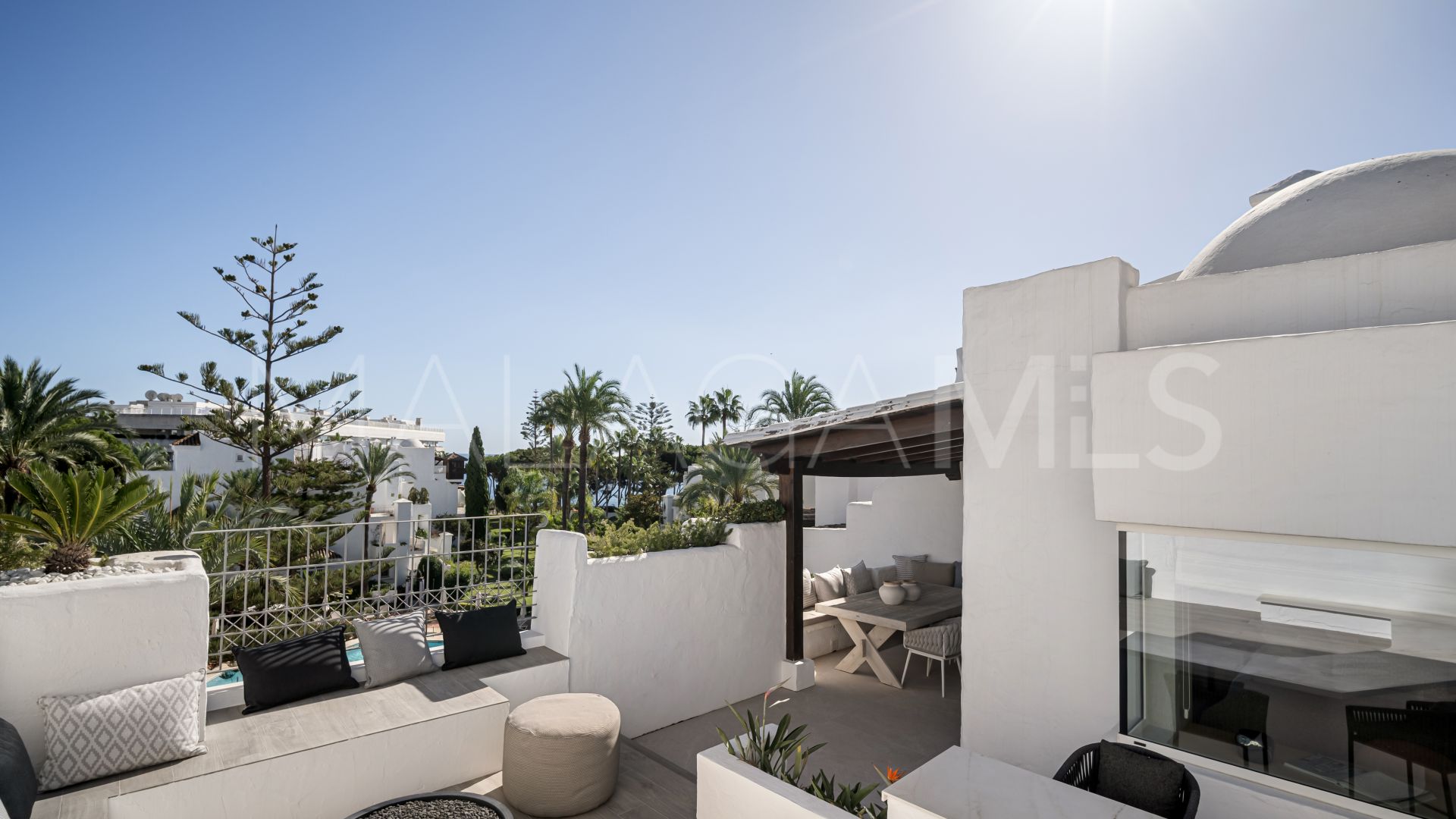 Tvåvånings takvåning for sale in Marbella Golden Mile