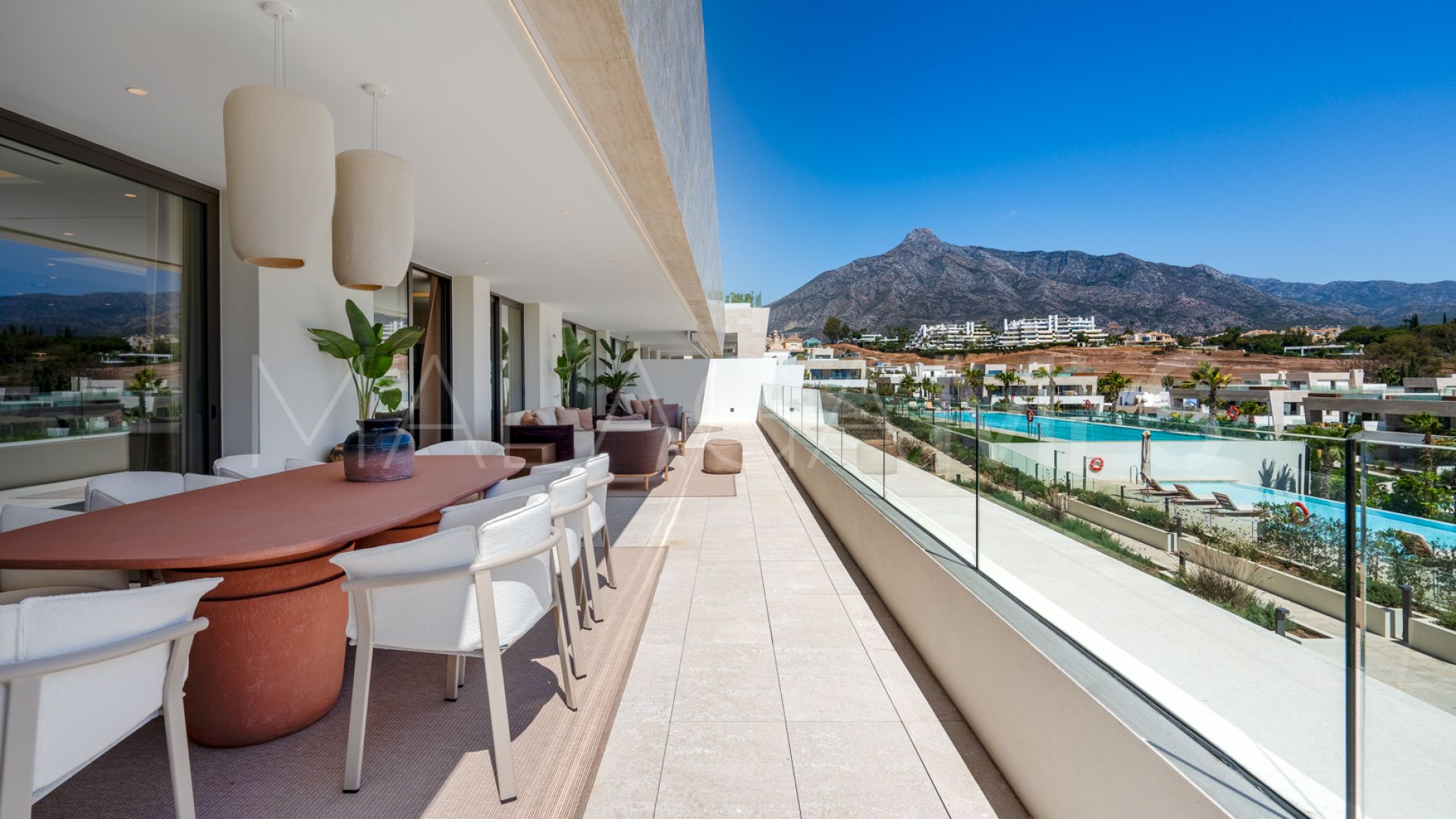 Tvåvånings takvåning for sale in Marbella Golden Mile