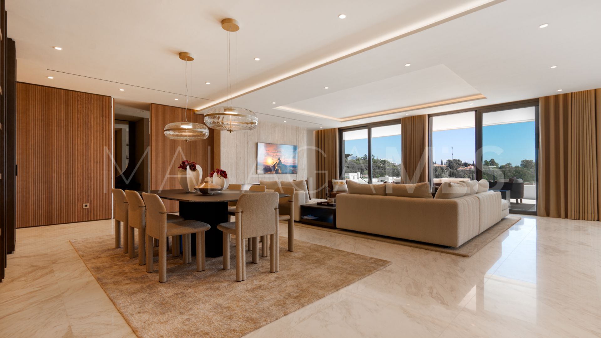 Tvåvånings takvåning for sale in Marbella Golden Mile