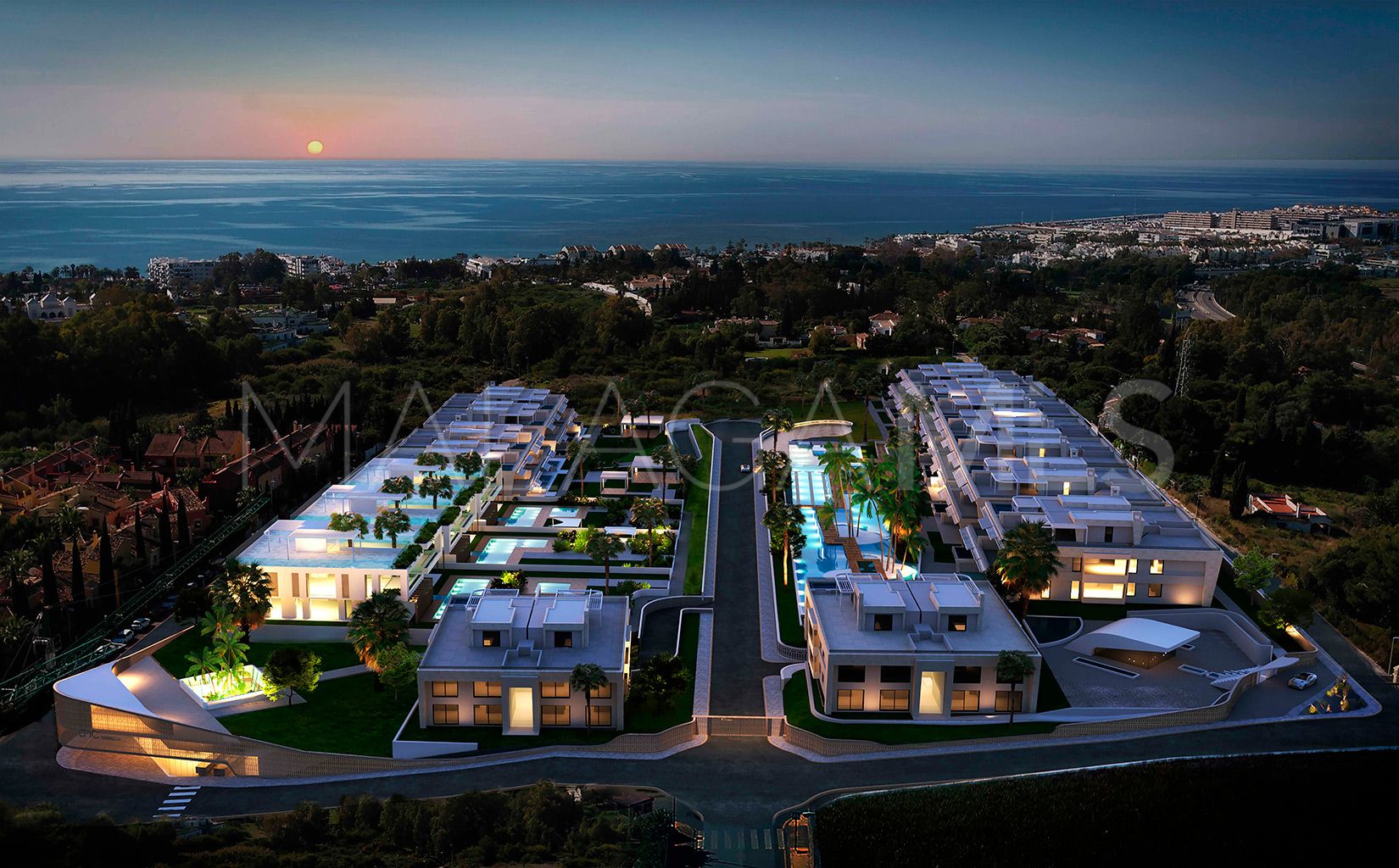 Tvåvånings takvåning for sale in Marbella Golden Mile