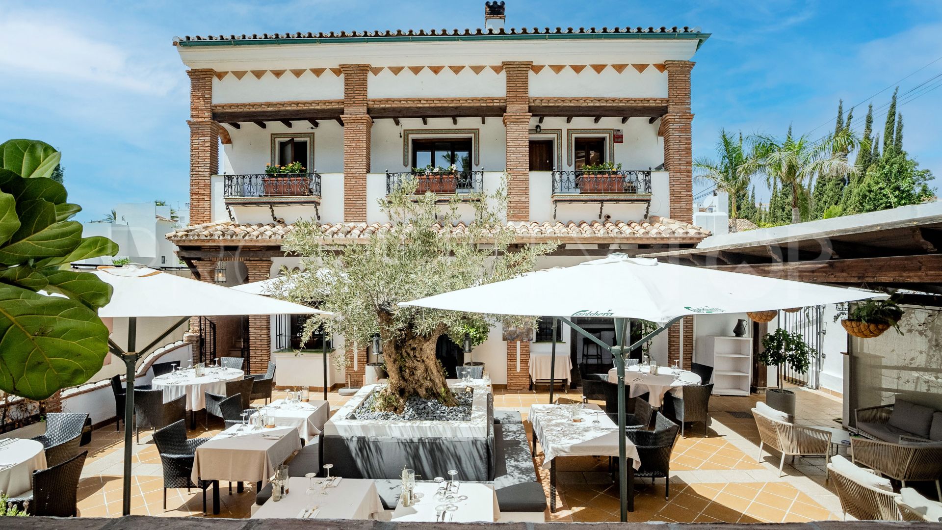 For sale Nueva Andalucia restaurant with 5 bedrooms