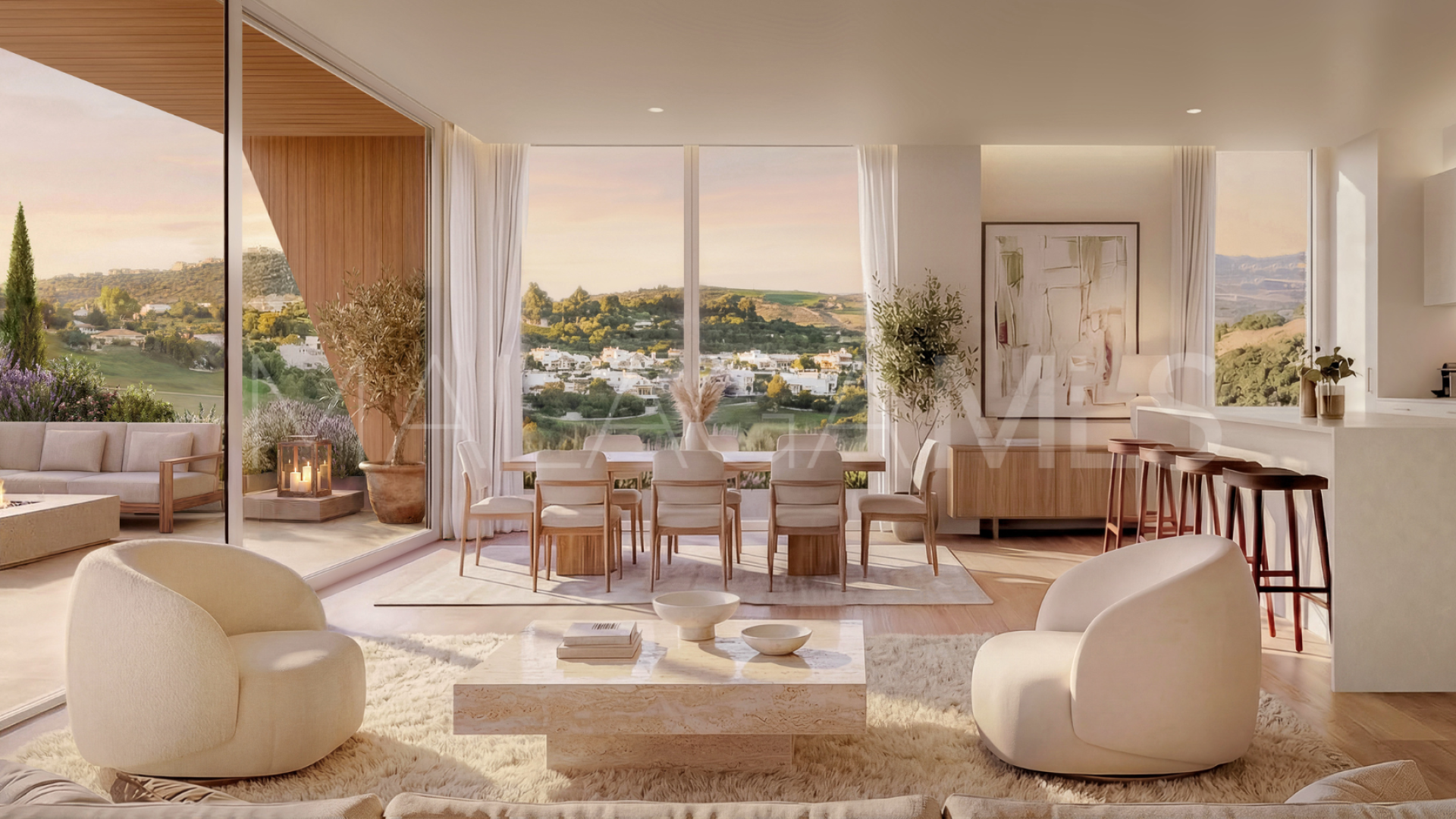 For sale 3 bedrooms penthouse in Finca Cortesin