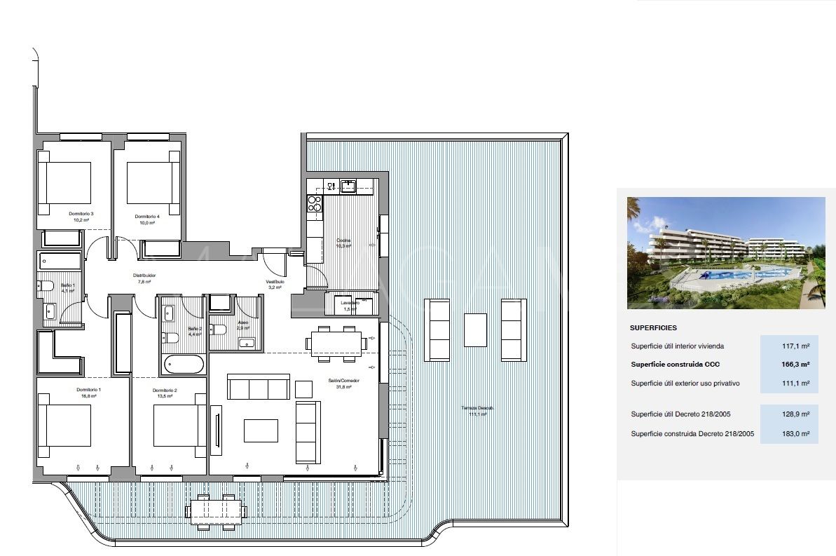 4 bedrooms penthouse for sale in Torremolinos