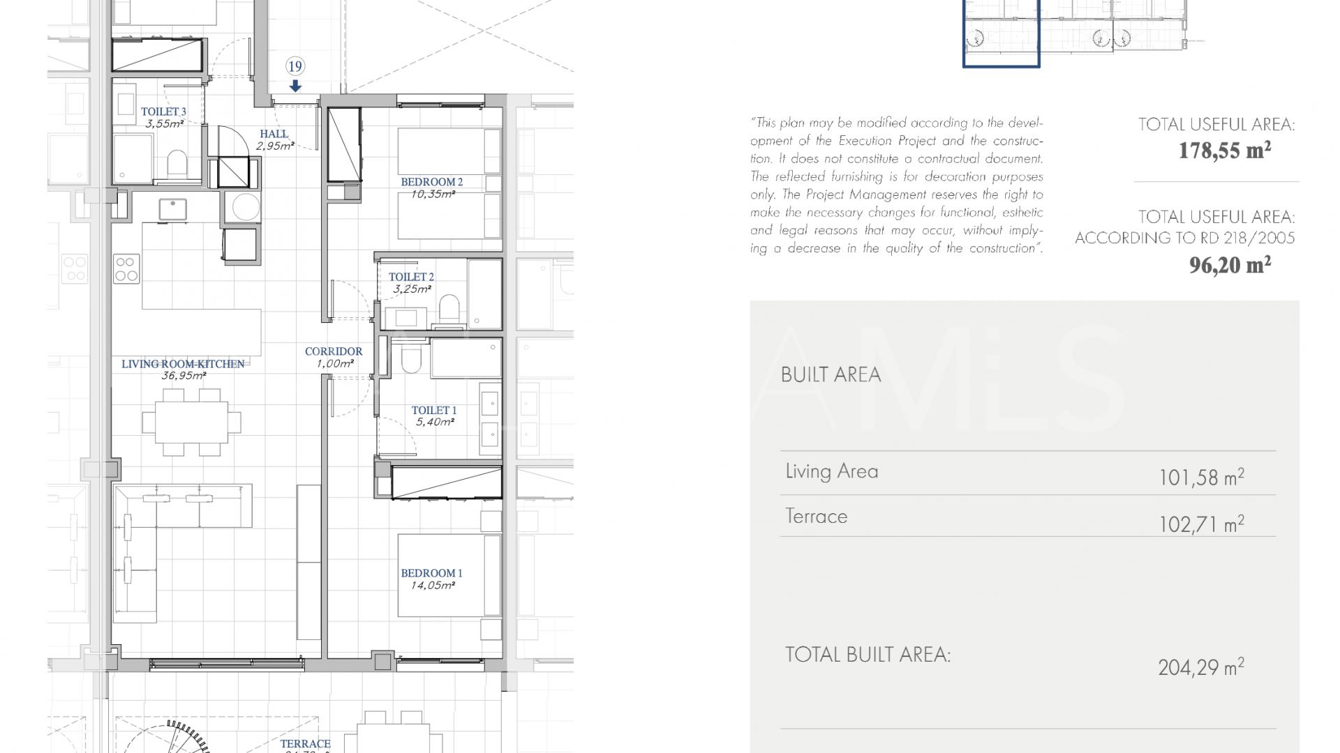 Penthaus for sale in El Higueron