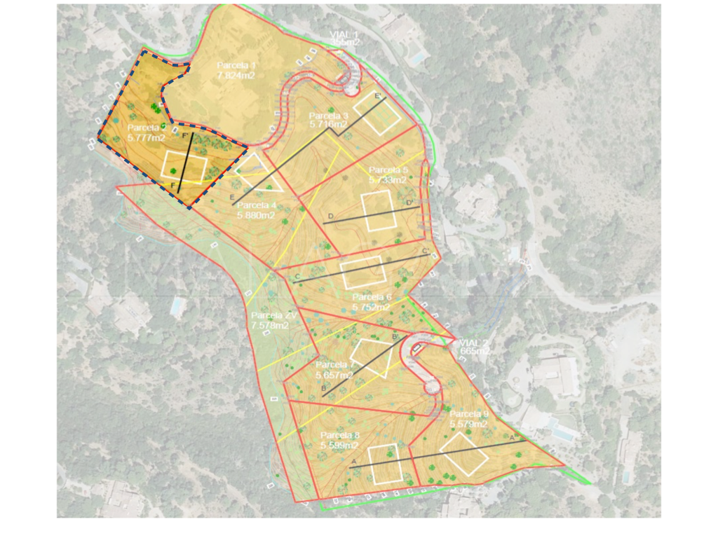 Tomt for sale in El Madroñal