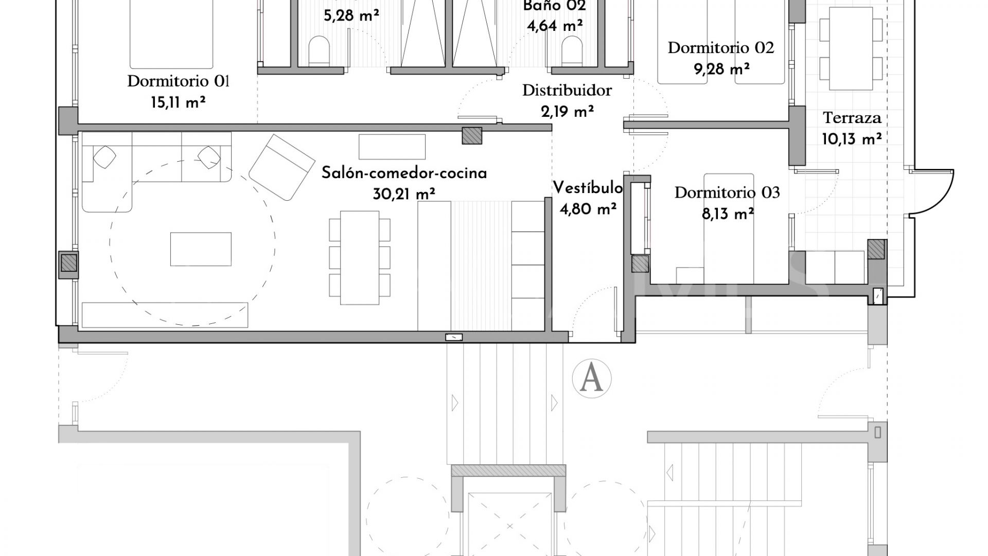 Buy ground floor apartment with 3 bedrooms in El Limonar