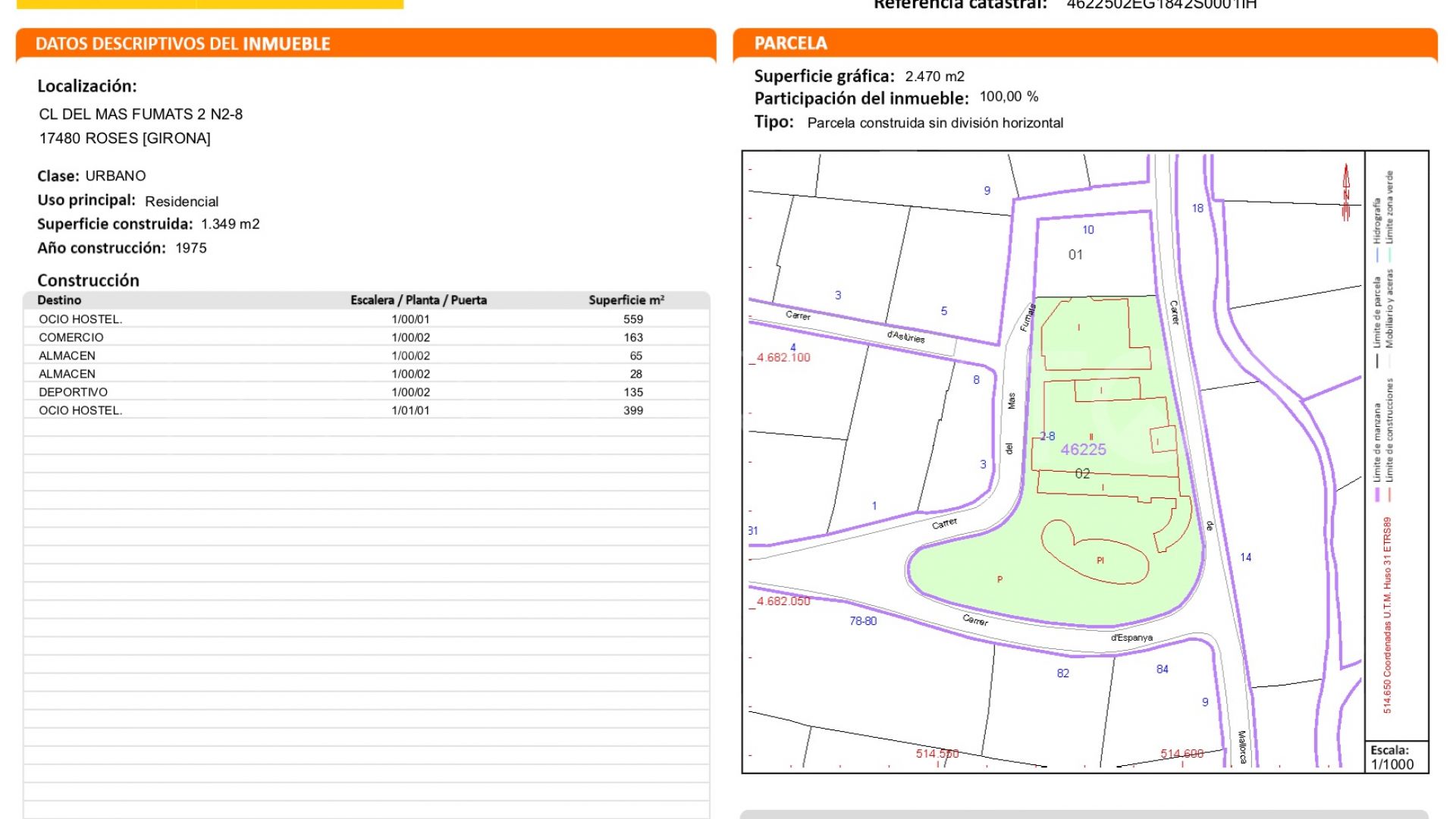 Hotel plot for sale in Nord