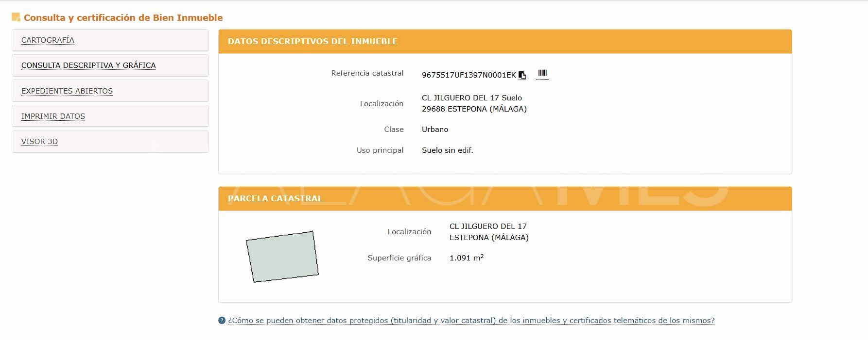 Plot for sale in Isdabe
