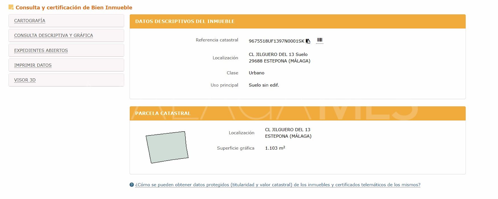 Plot for sale in Isdabe