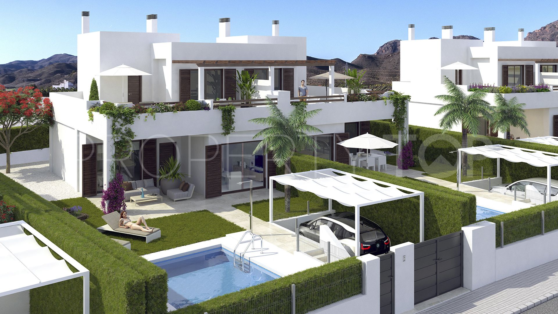 Buy villa with 3 bedrooms in Aguilas