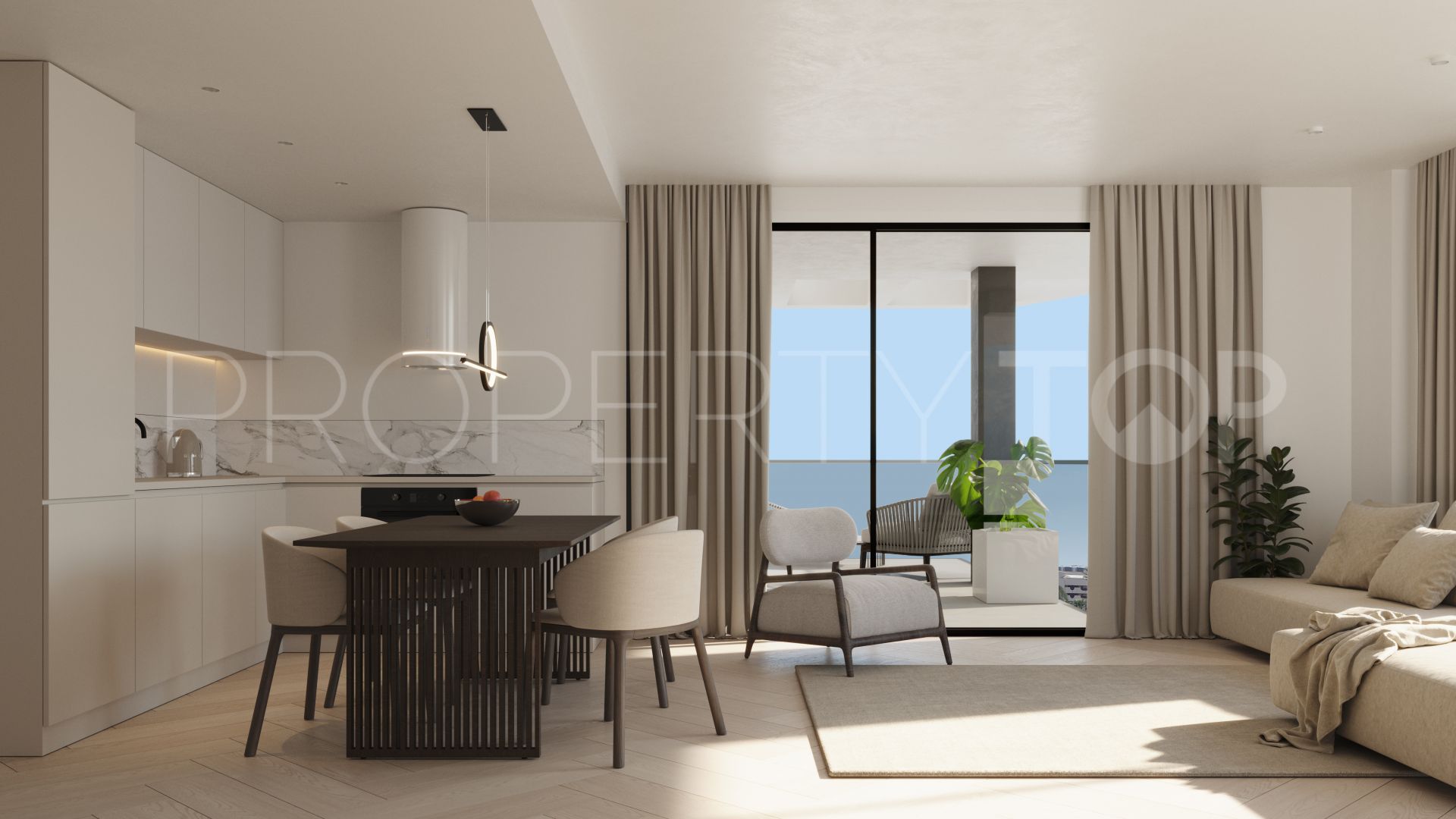 Calpe 3 bedrooms penthouse for sale