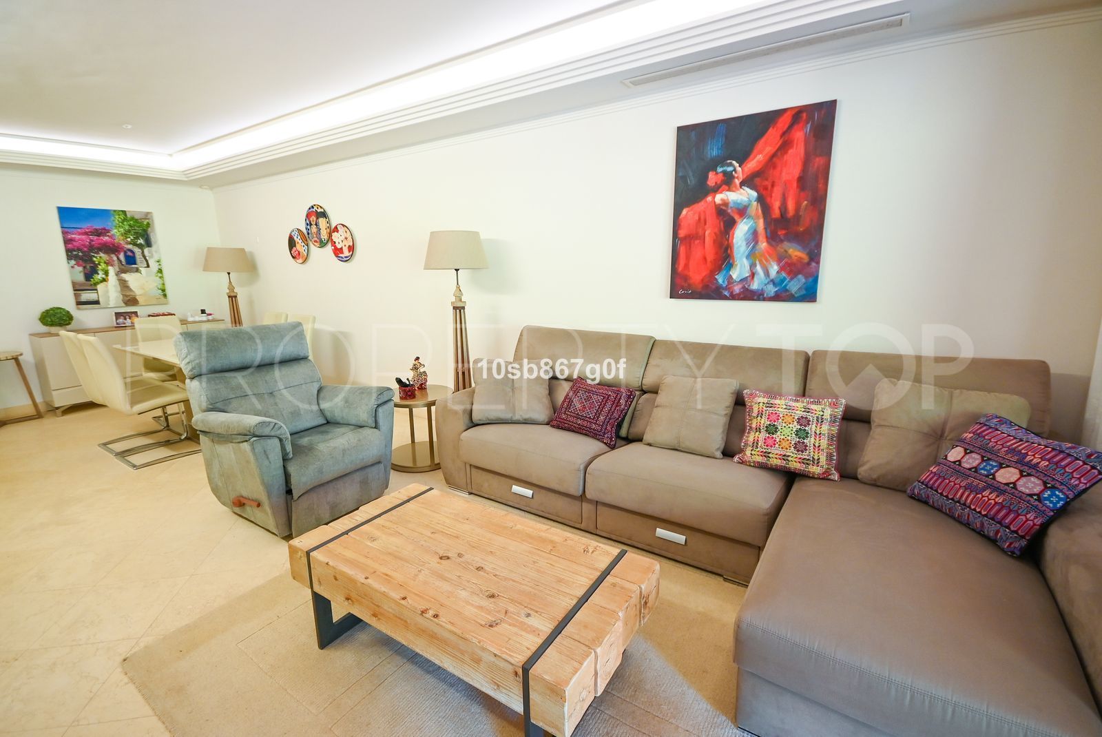 Ground floor apartment for sale in Guadalmina Baja with 2 bedrooms