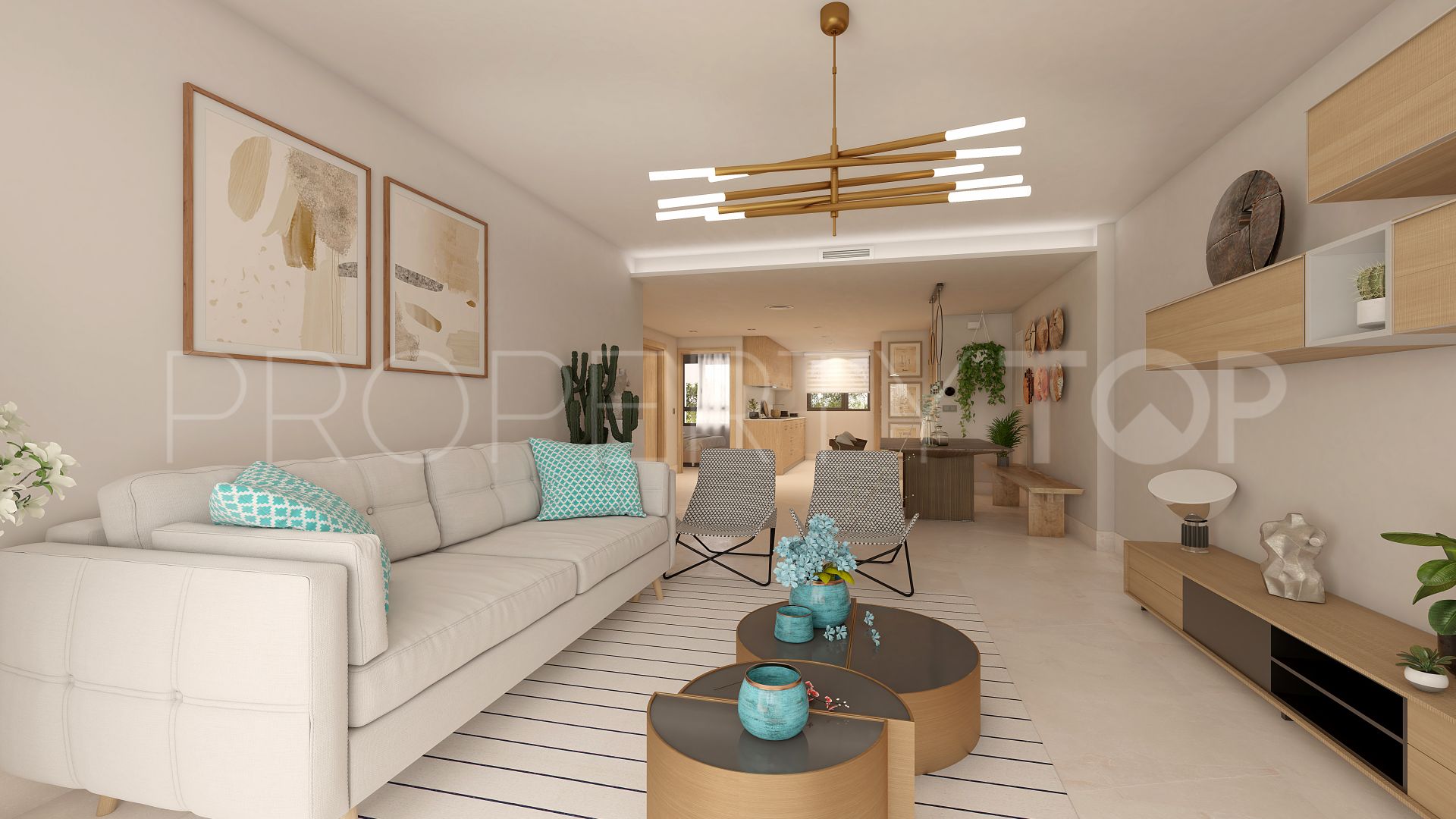 Apartamento planta baja con 2 dormitorios en venta en Casares Playa