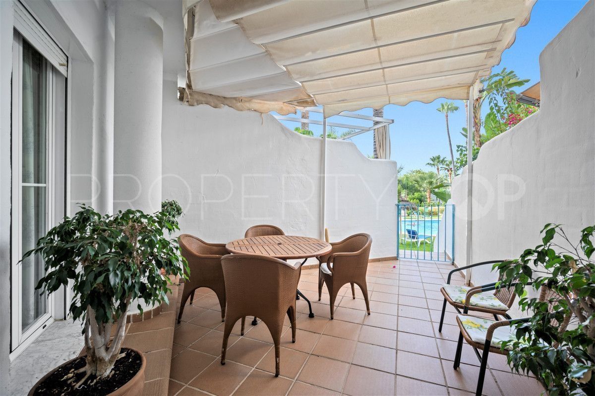 For sale Marbella Real ground floor apartment with 3 bedrooms