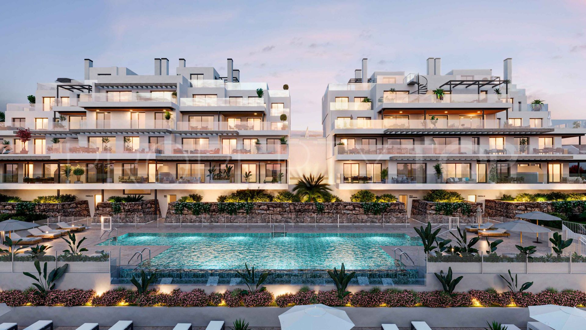 New build groundfloor apartments for sale in Las Mesas, Estepona Town