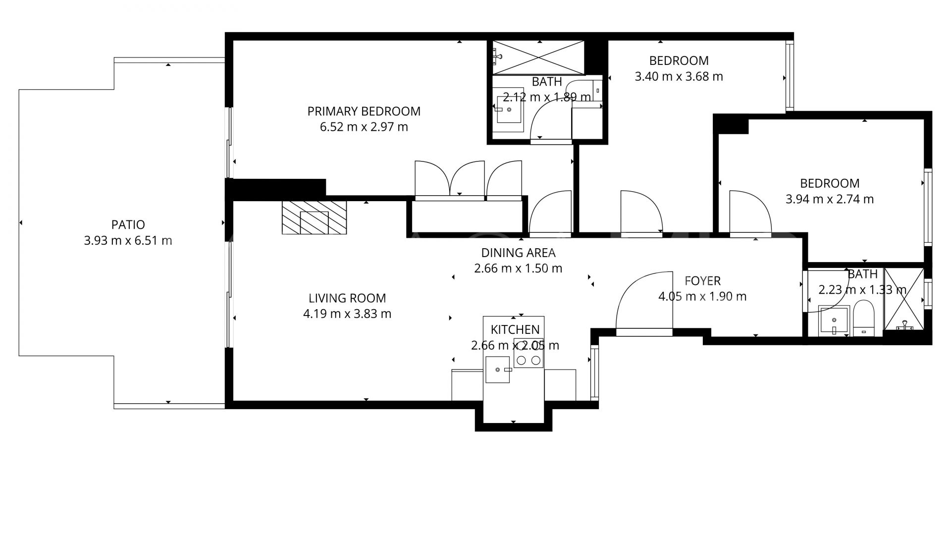Markplanslägenhet for sale in Los Dragos