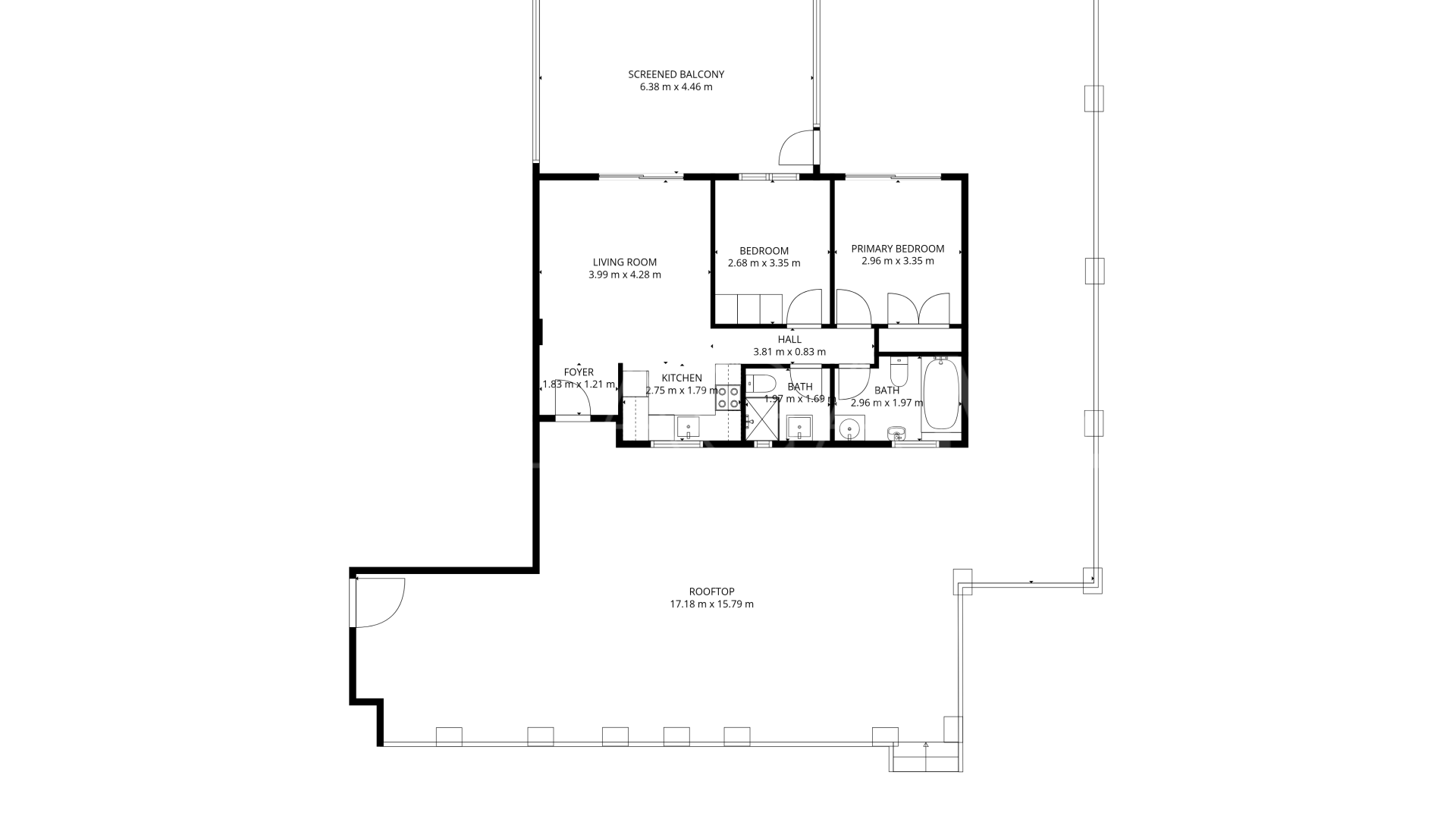 Penthouse with 2 bedrooms for sale in Calanova Golf