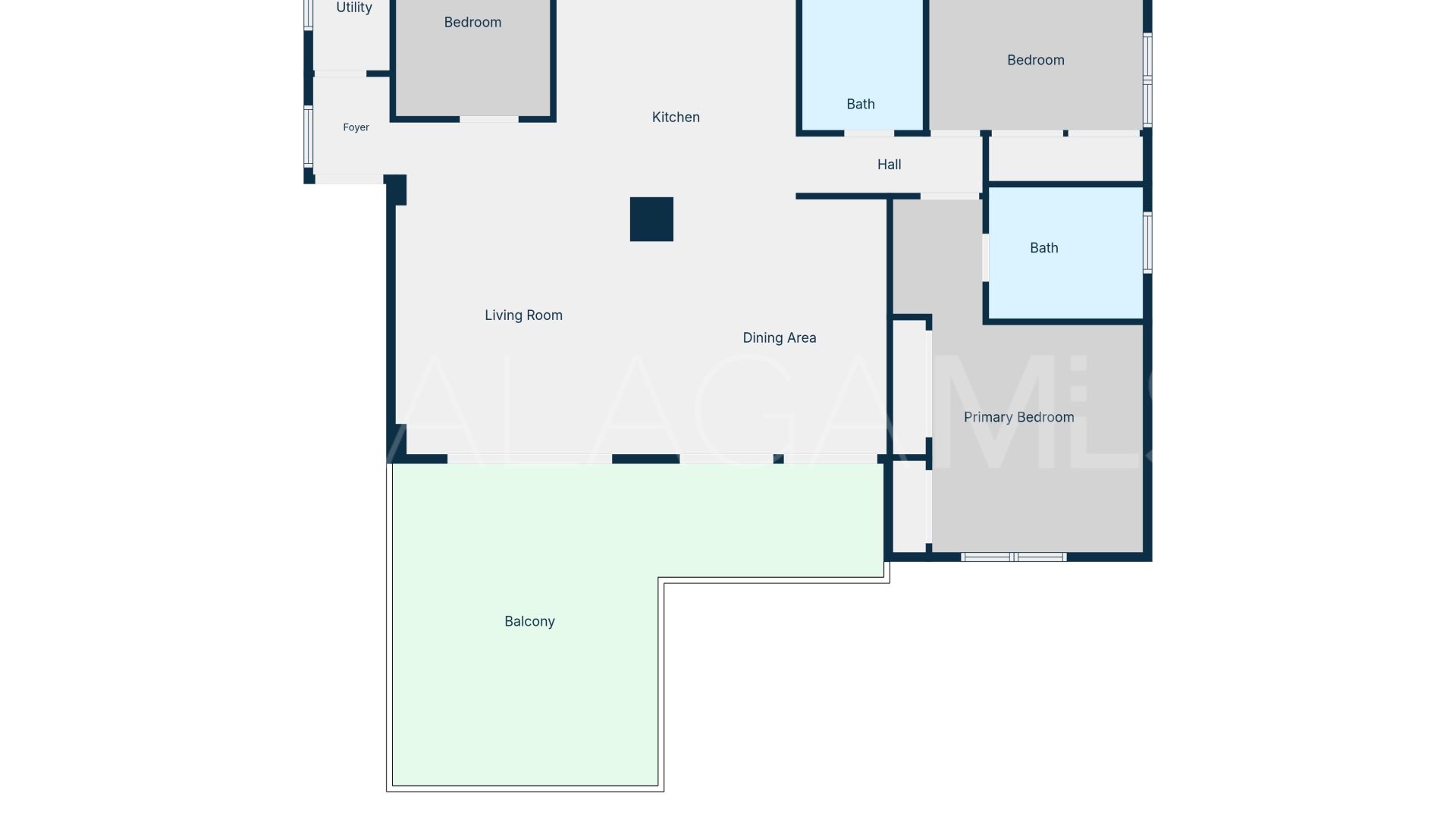 For sale Aldea Blanca apartment with 3 bedrooms