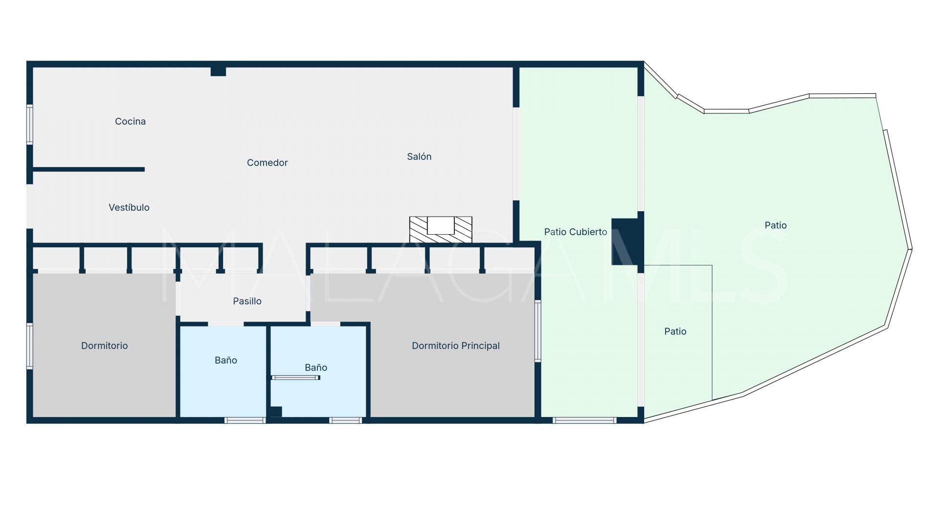 Cerro Blanco, apartamento planta baja de 2 bedrooms for sale