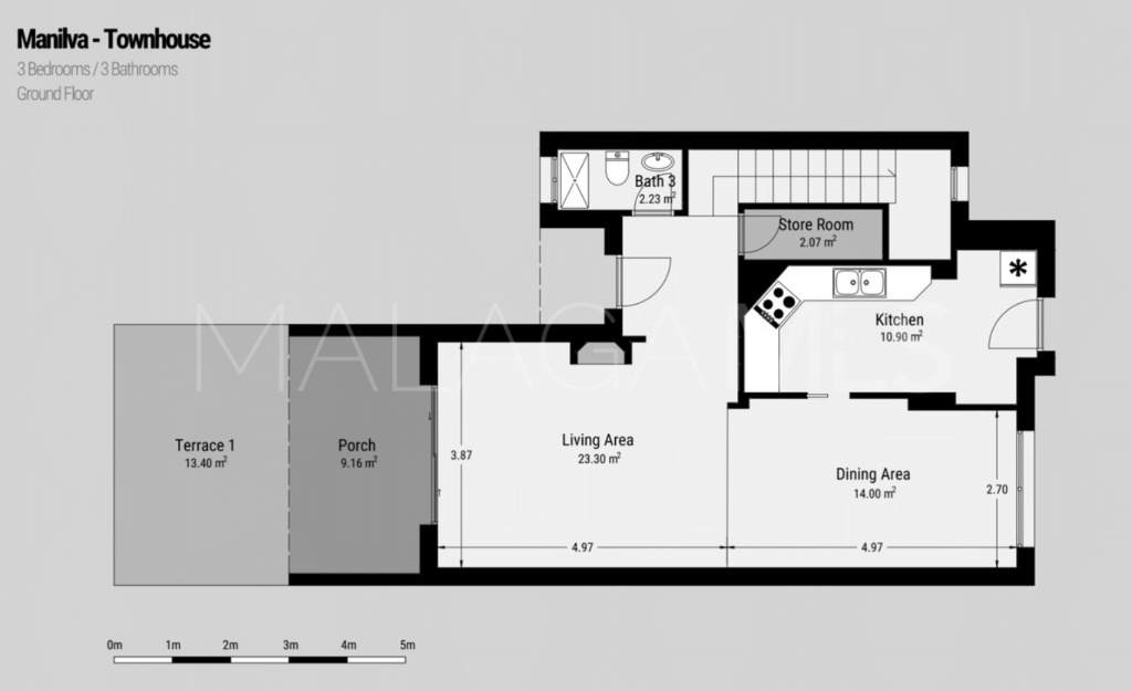 Maison de ville for sale in La Duquesa